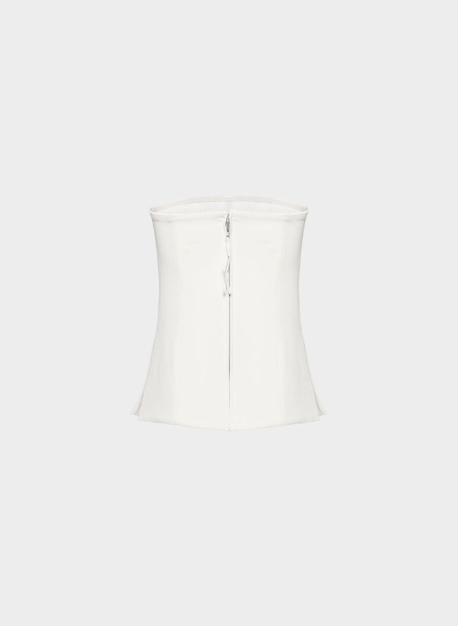 elegantes tube-top – crepette hellbirke
