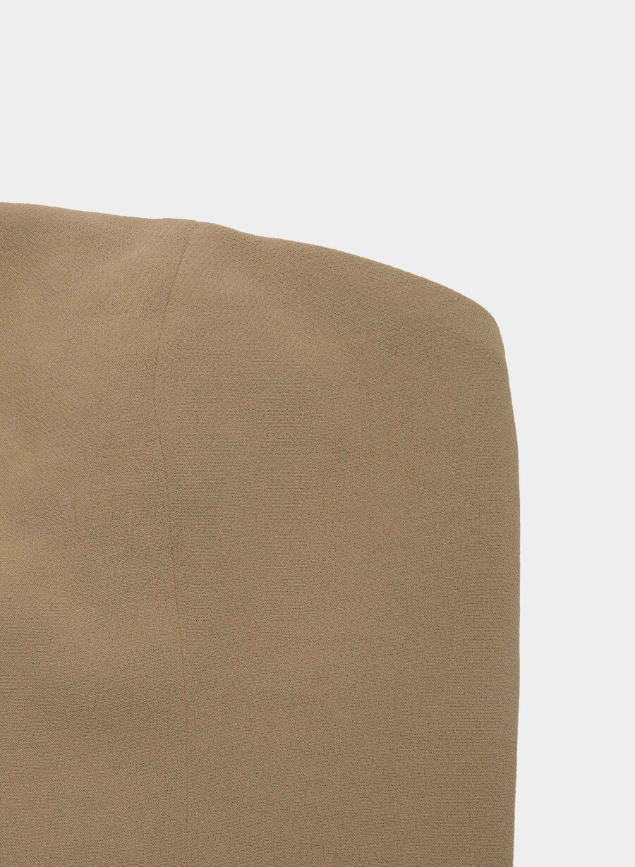 elegantes tube-top – crepette folio braun