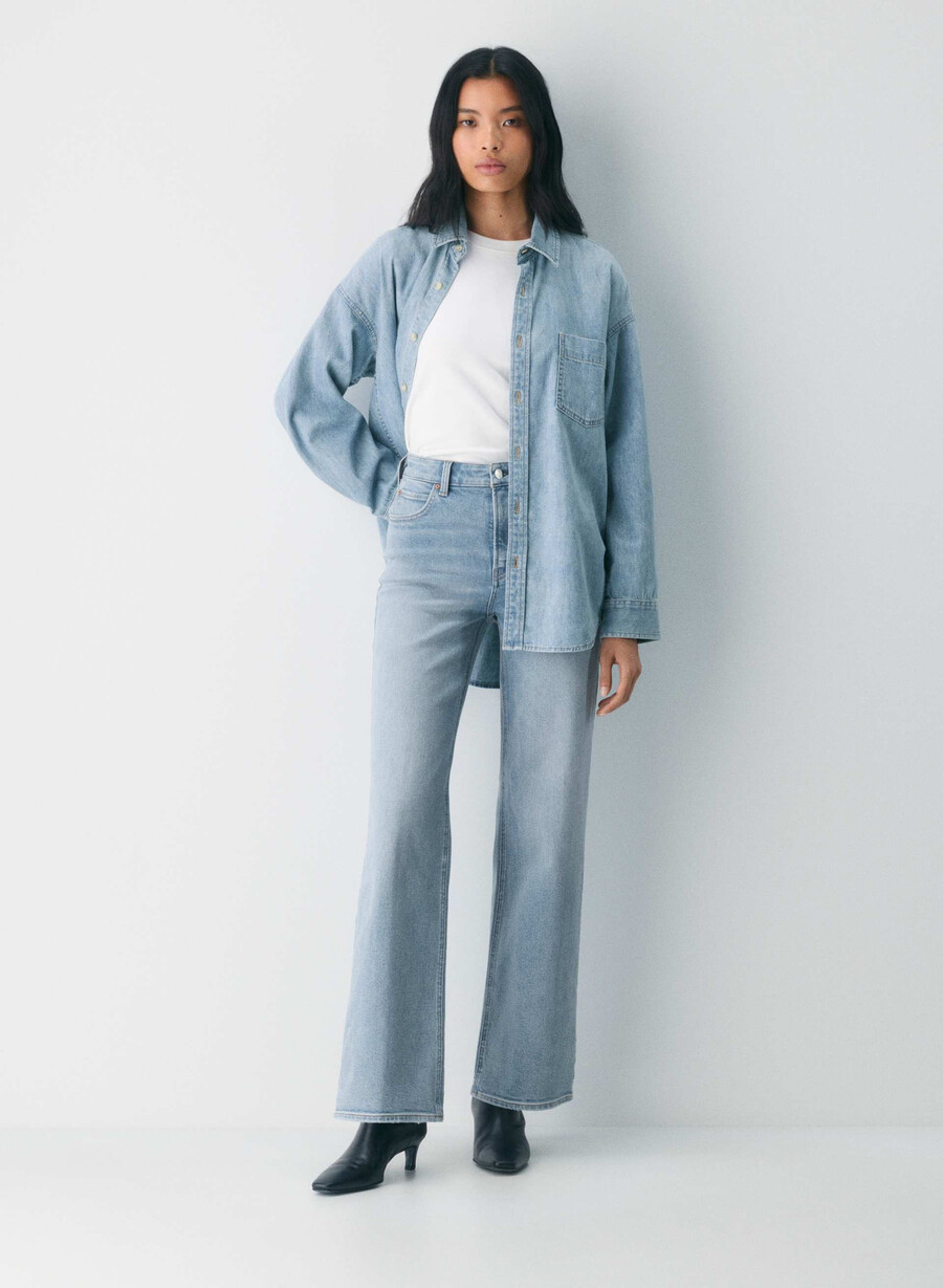 denim forum die 90er-jahre-snatch-hi-rise-wide-jeans 7 yrs bleu taboo