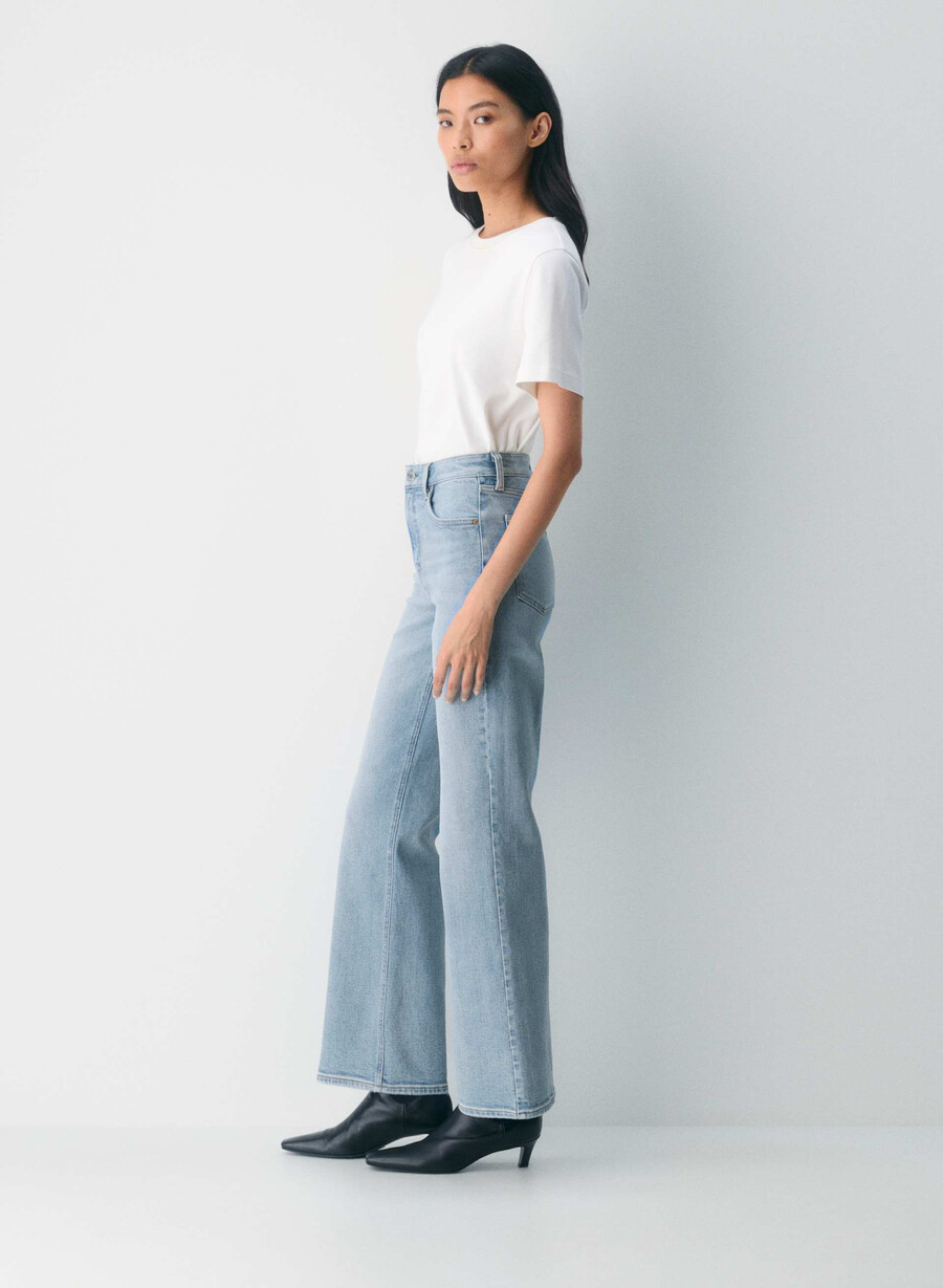 denim forum die 90er-jahre-snatch-hi-rise-wide-jeans 7 yrs bleu taboo