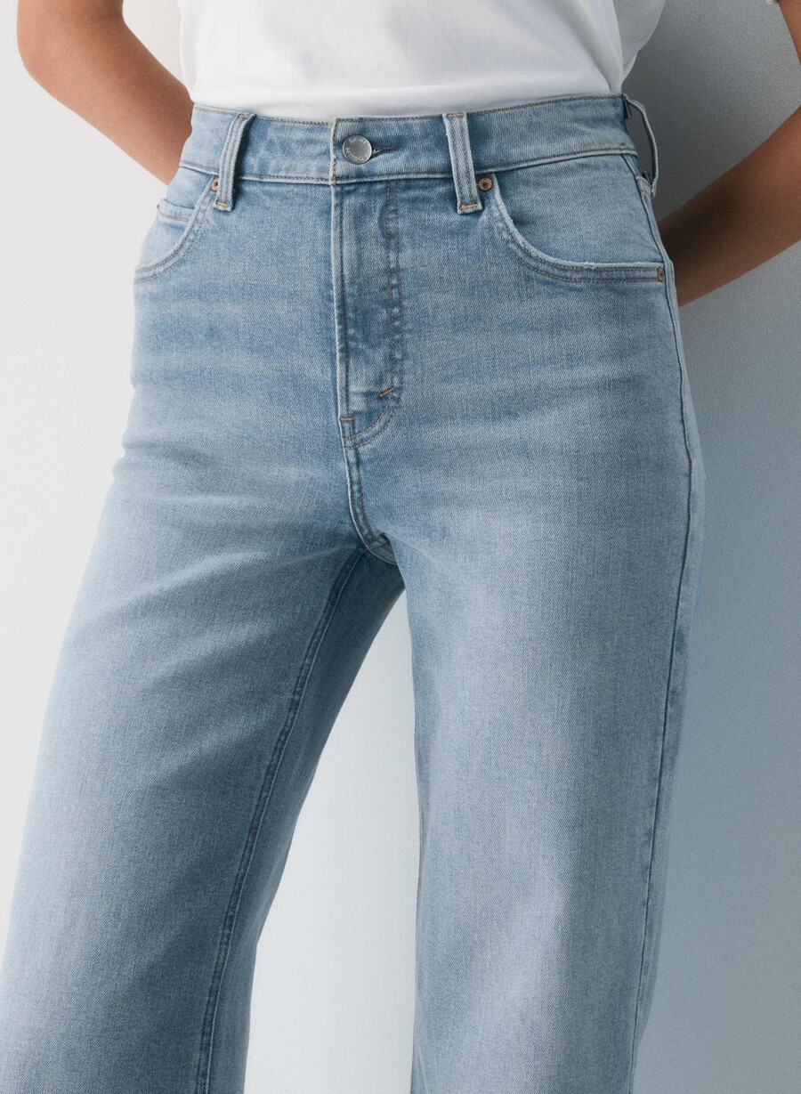 denim forum die 90er-jahre-snatch-hi-rise-wide-jeans 7 yrs bleu taboo