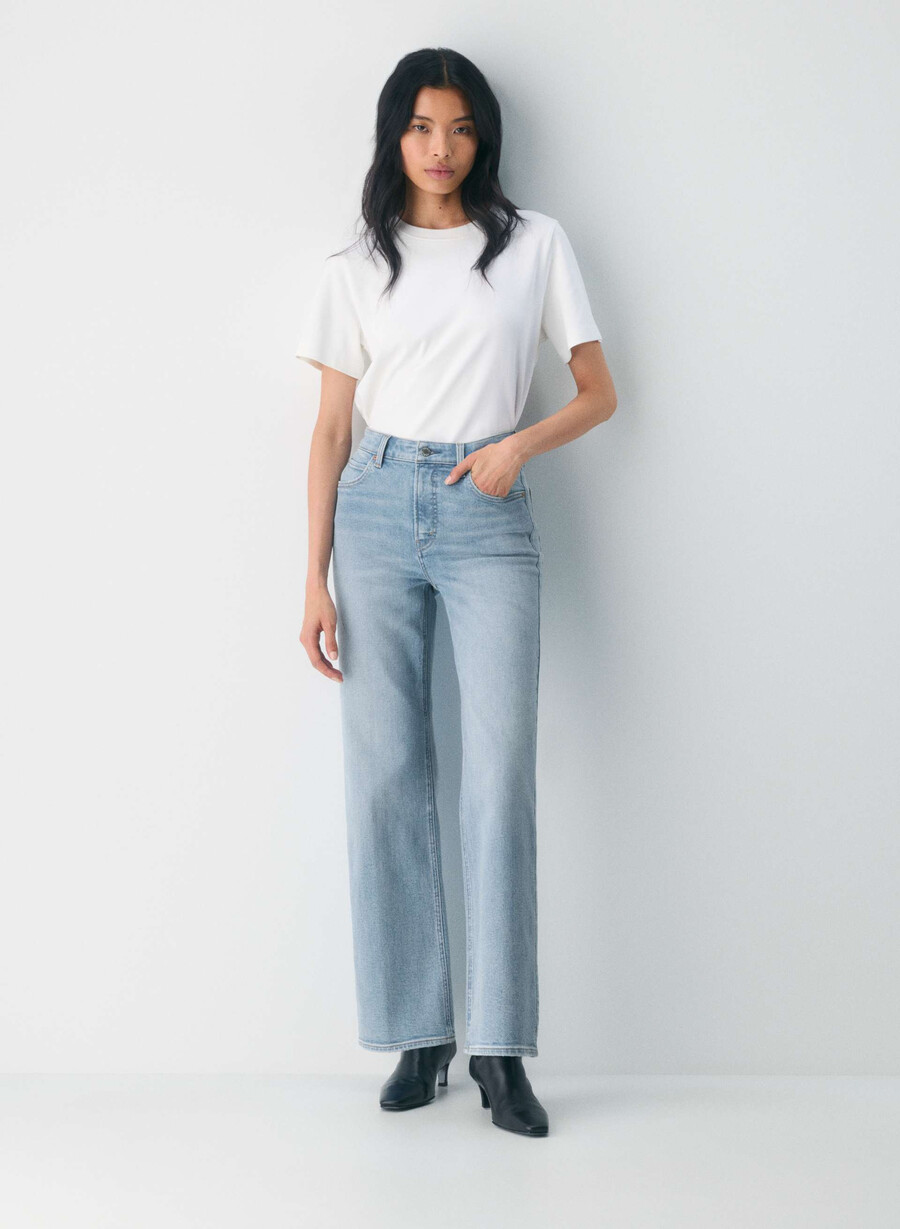 denim forum die 90er-jahre-snatch-hi-rise-wide-jeans 7 yrs bleu taboo