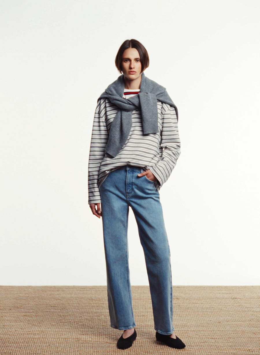 denim forum die 90er-jahre-snatch-hi-rise-wide-jeans 7 yrs bleu taboo