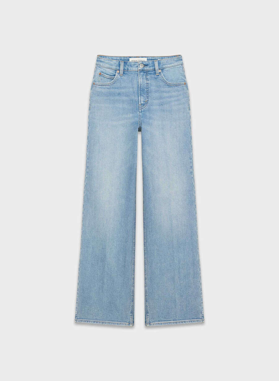 denim forum die 90er-jahre-snatch-hi-rise-wide-jeans 7 yrs bleu taboo