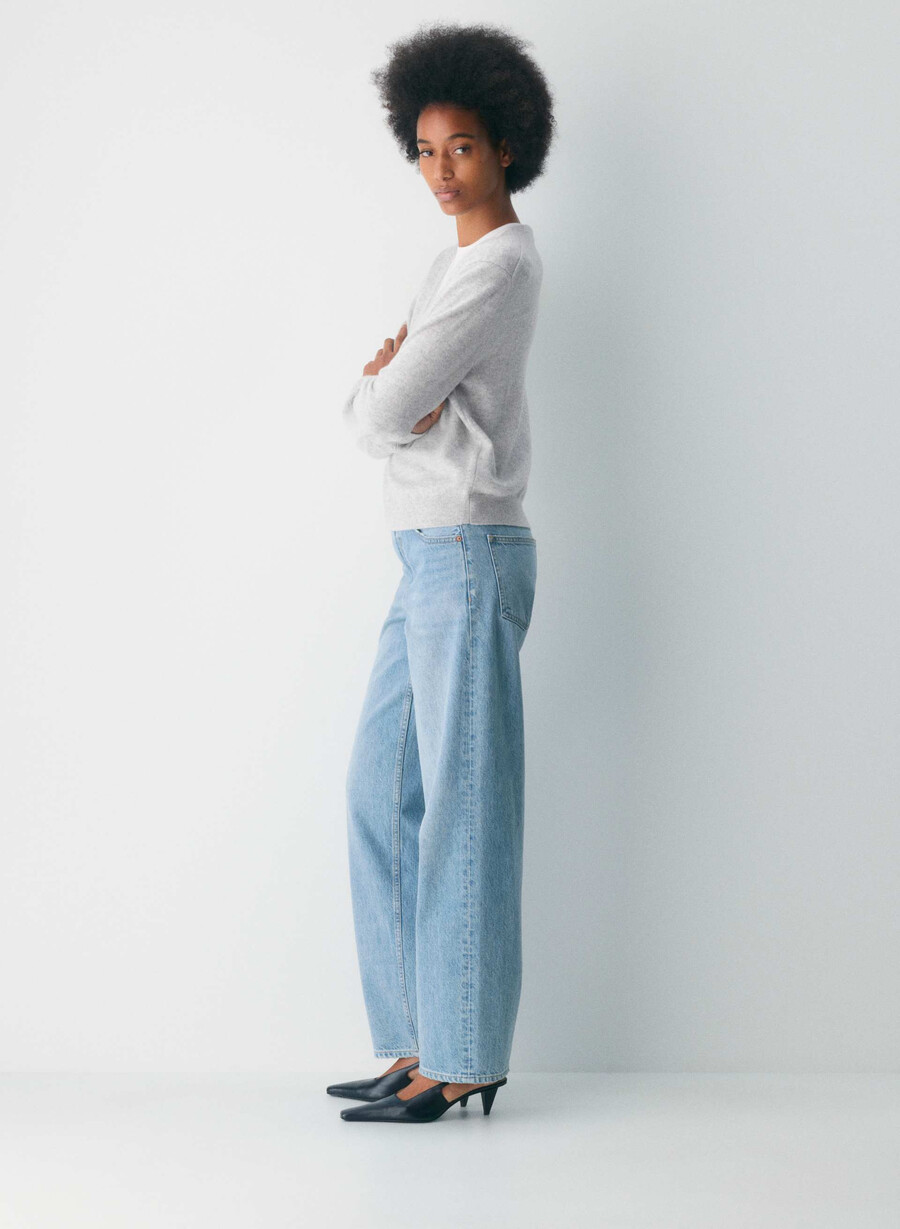 denim forum die 90er vintage lo-rise baggy tapered jeans 7 yrs bleu taboo