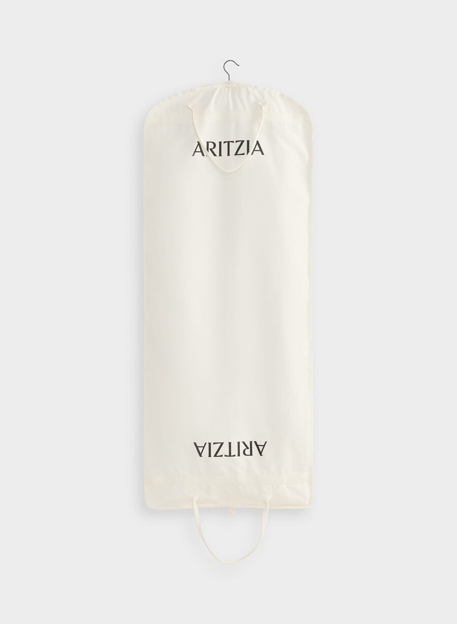 valet mehrzweck-kleidertasche weiches macadamiaweiß