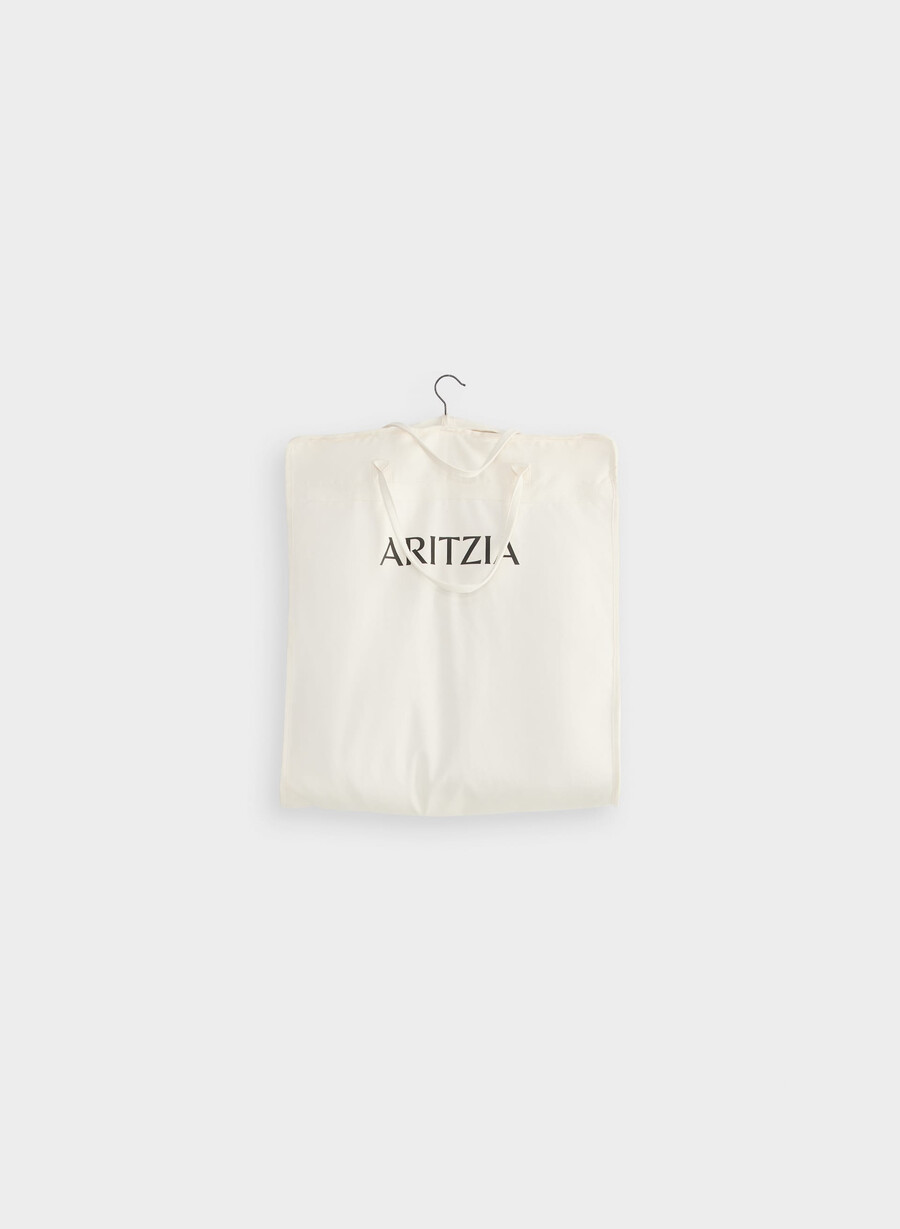 valet mehrzweck-kleidertasche weiches macadamiaweiß