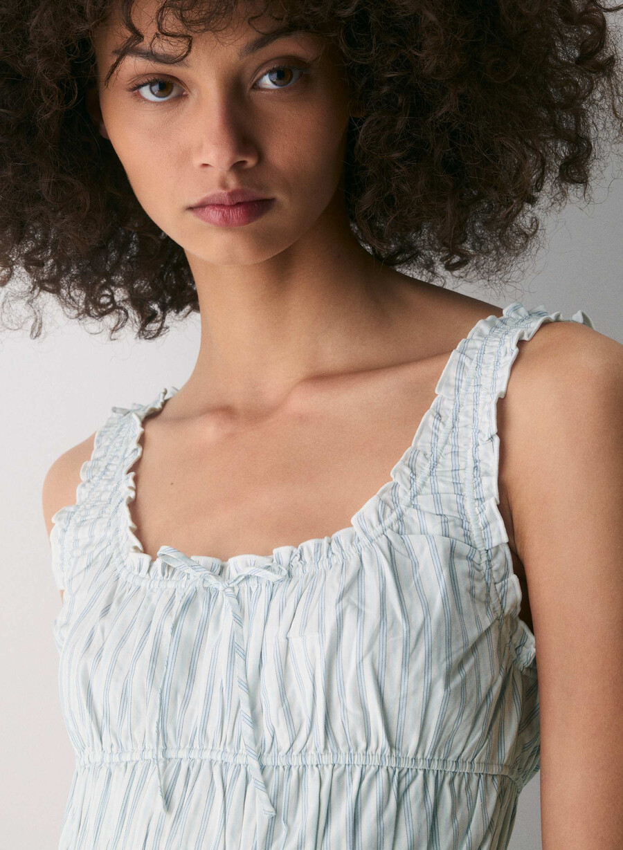 helena popeline-top azl strp br wtvl bl