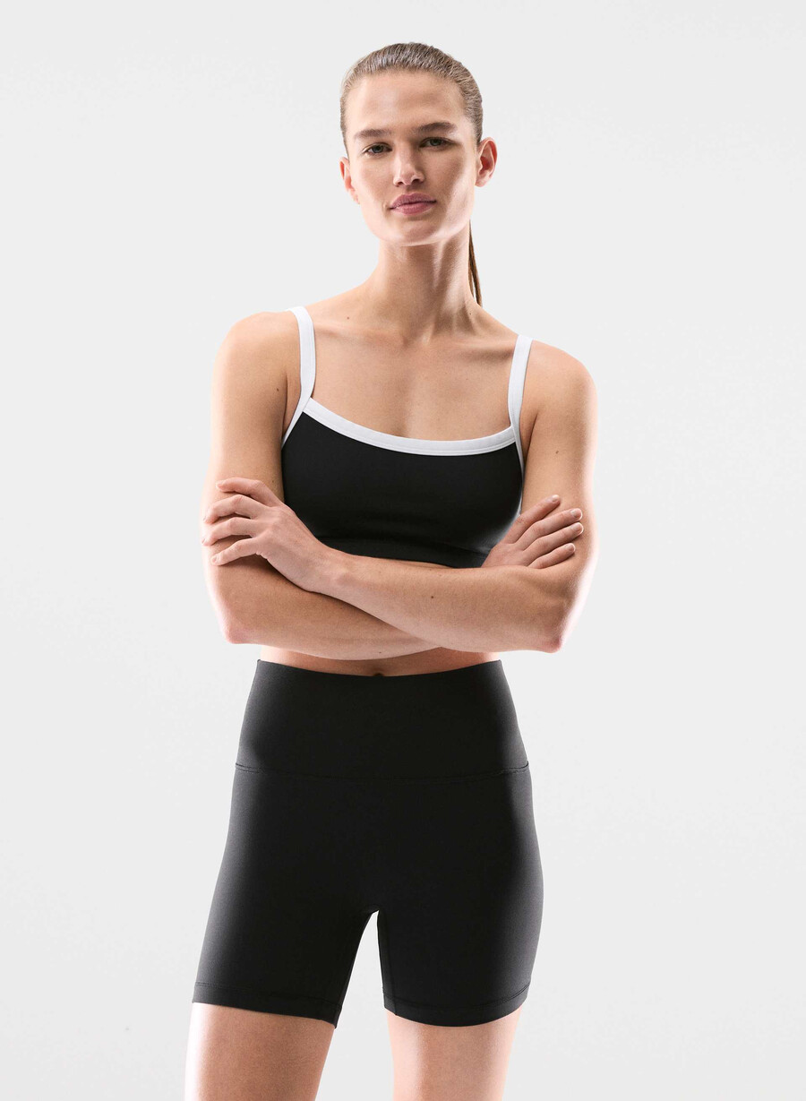butter cheeky infinite hi-rise 5 short black