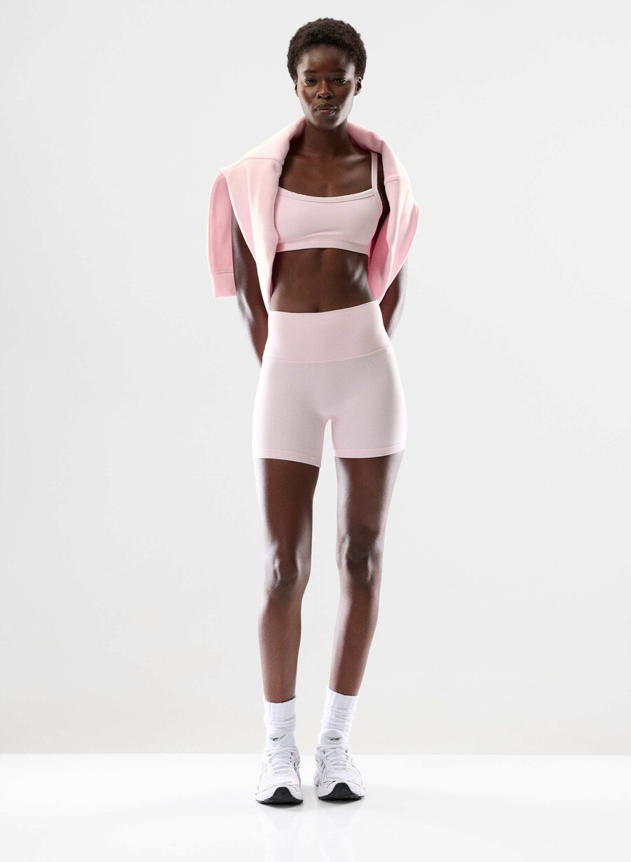 butter cheeky infinite hi-rise 5 short villa pink