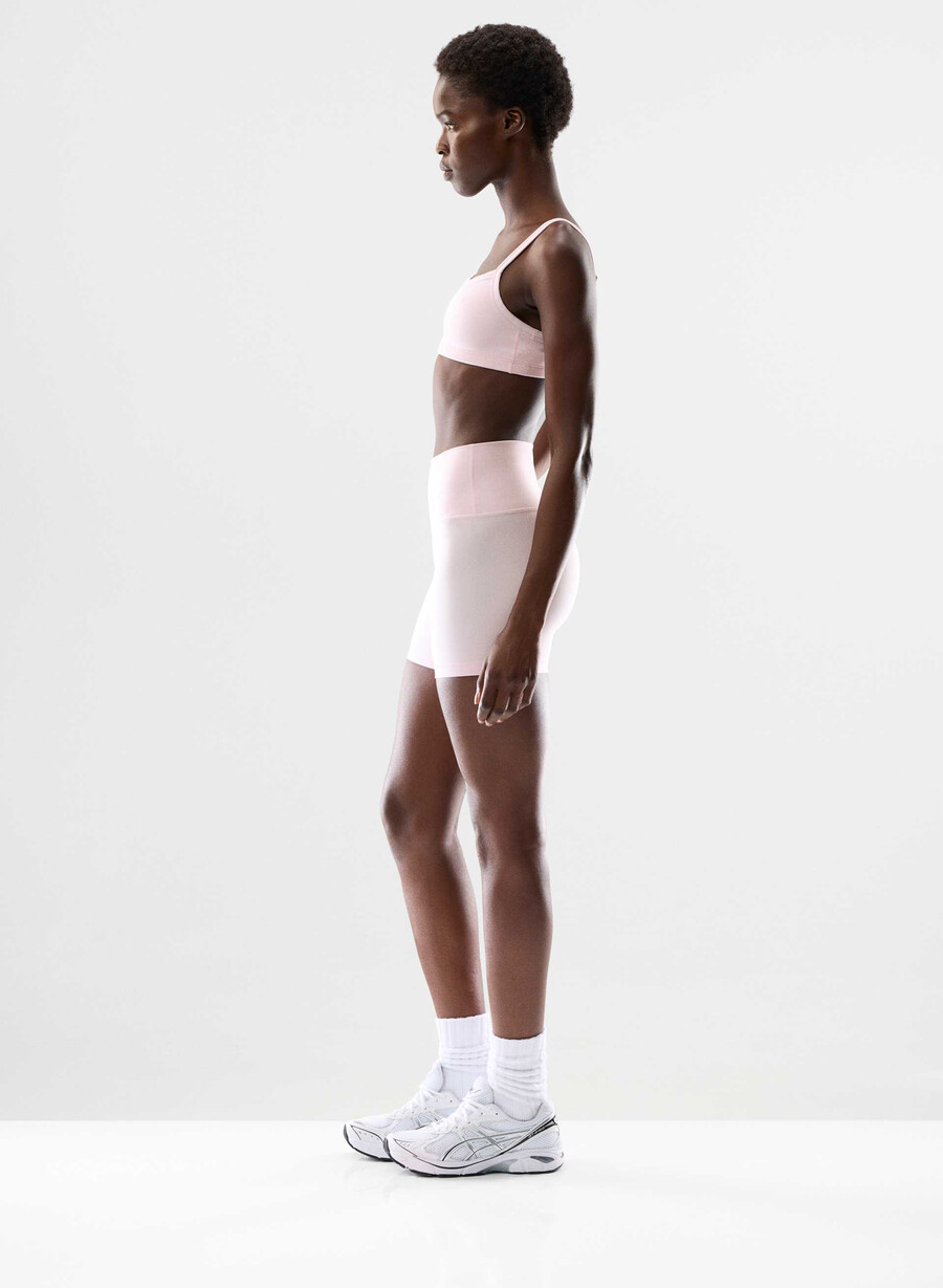 butter cheeky infinite hi-rise 5 short villa pink