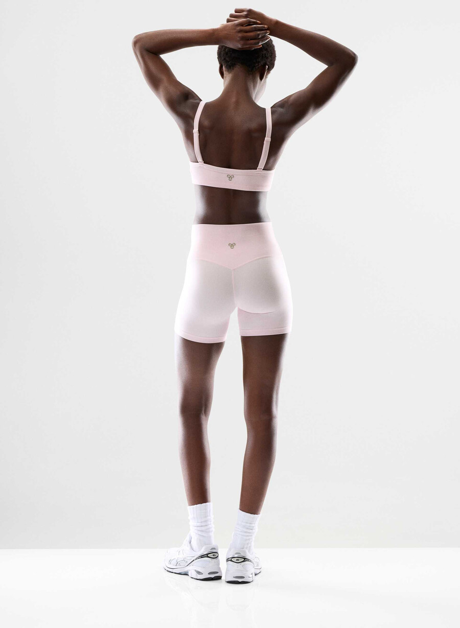 butter cheeky infinite hi-rise 5 short villa pink