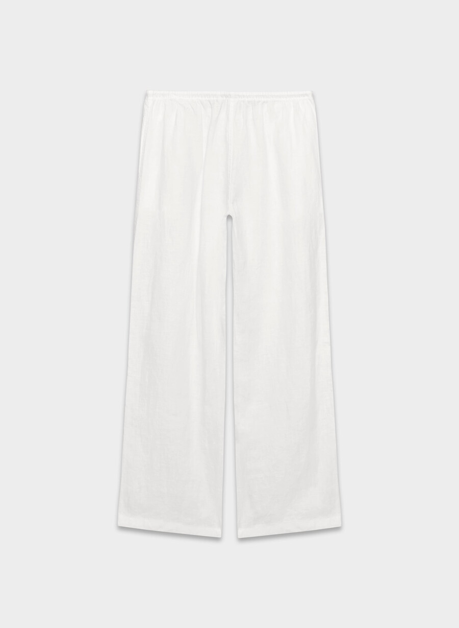 charleston leinenhose weiss