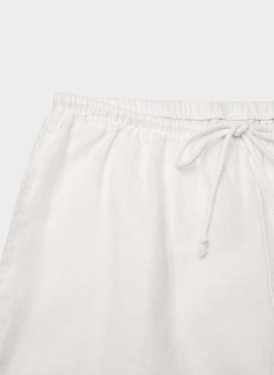 charleston leinenhose weiss