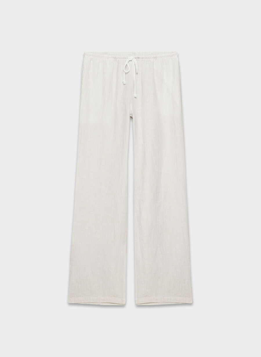 charleston leinenhose ingd strp w ntrl ec