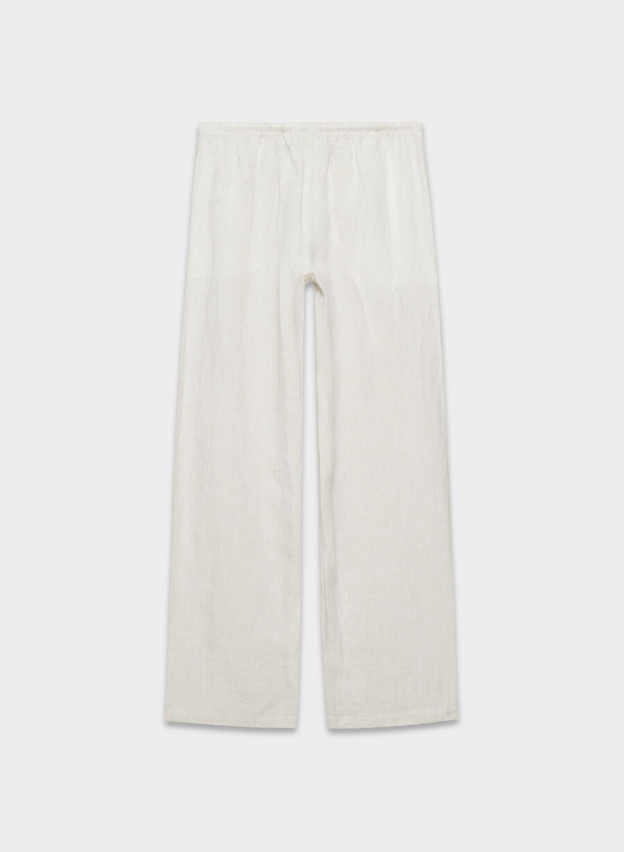 charleston leinenhose ingd strp w ntrl ec