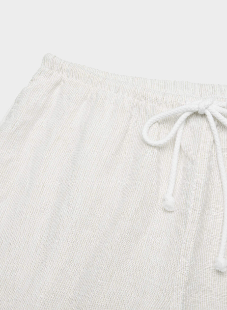 charleston leinenhose ingd strp w ntrl ec