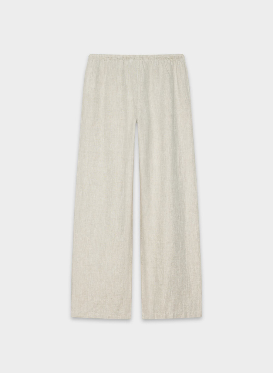 charleston leinenhose ungefärbt ecru