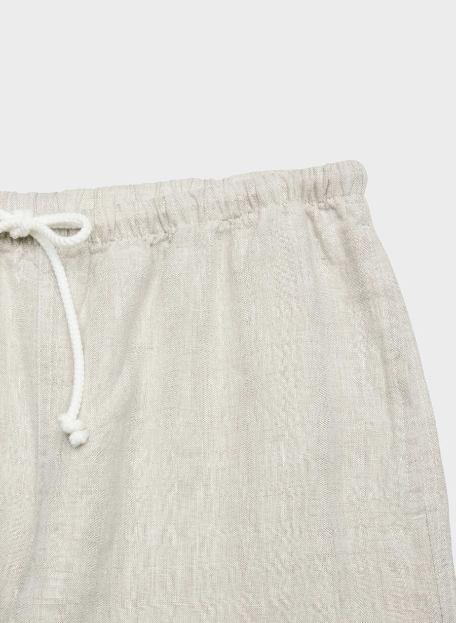 charleston leinenhose ungefärbt ecru