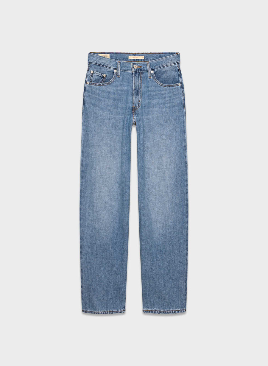 levis baggy dad jeans mit schwerem karomuster
