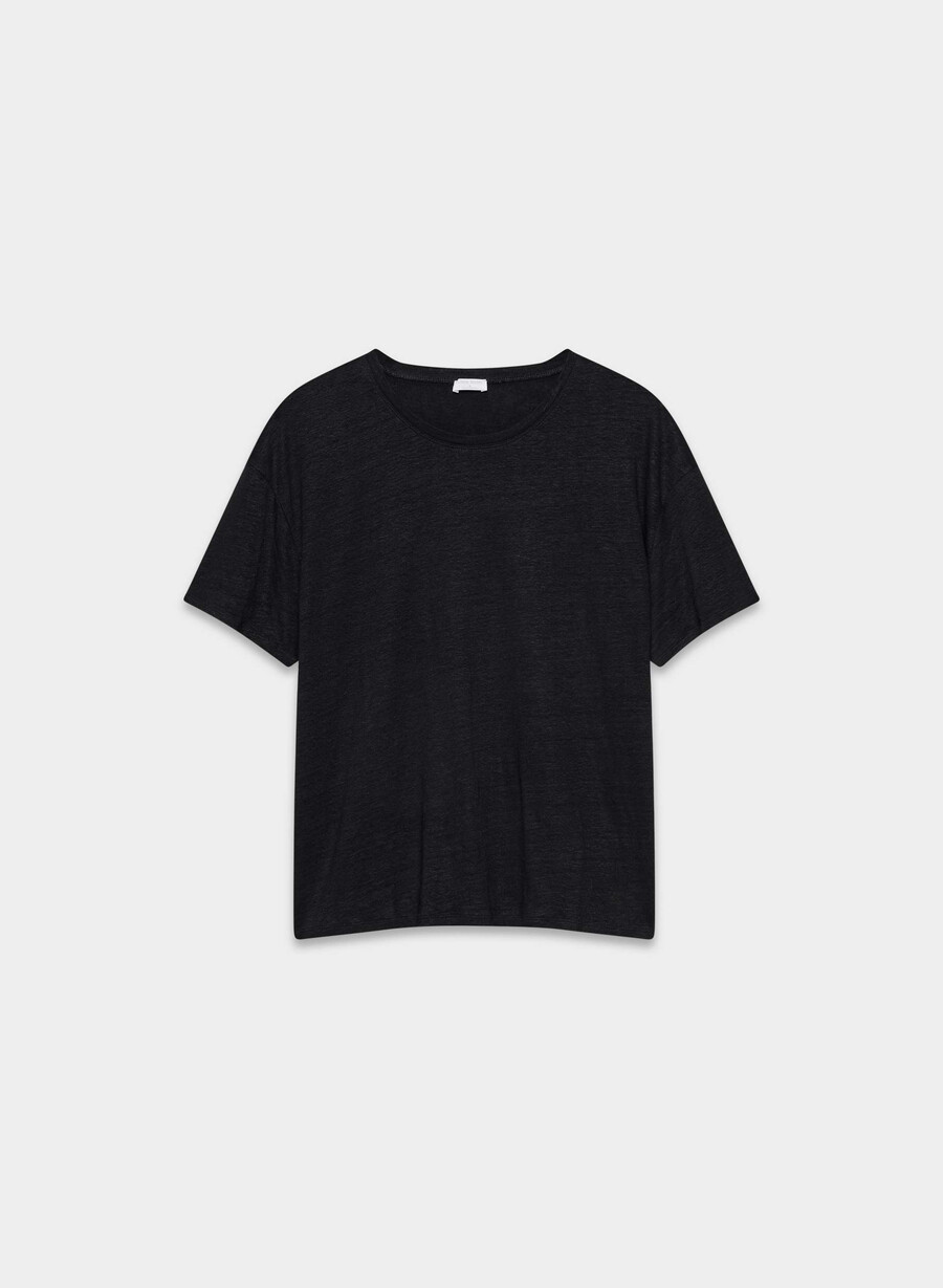 loom linen quay t-shirt schwarz