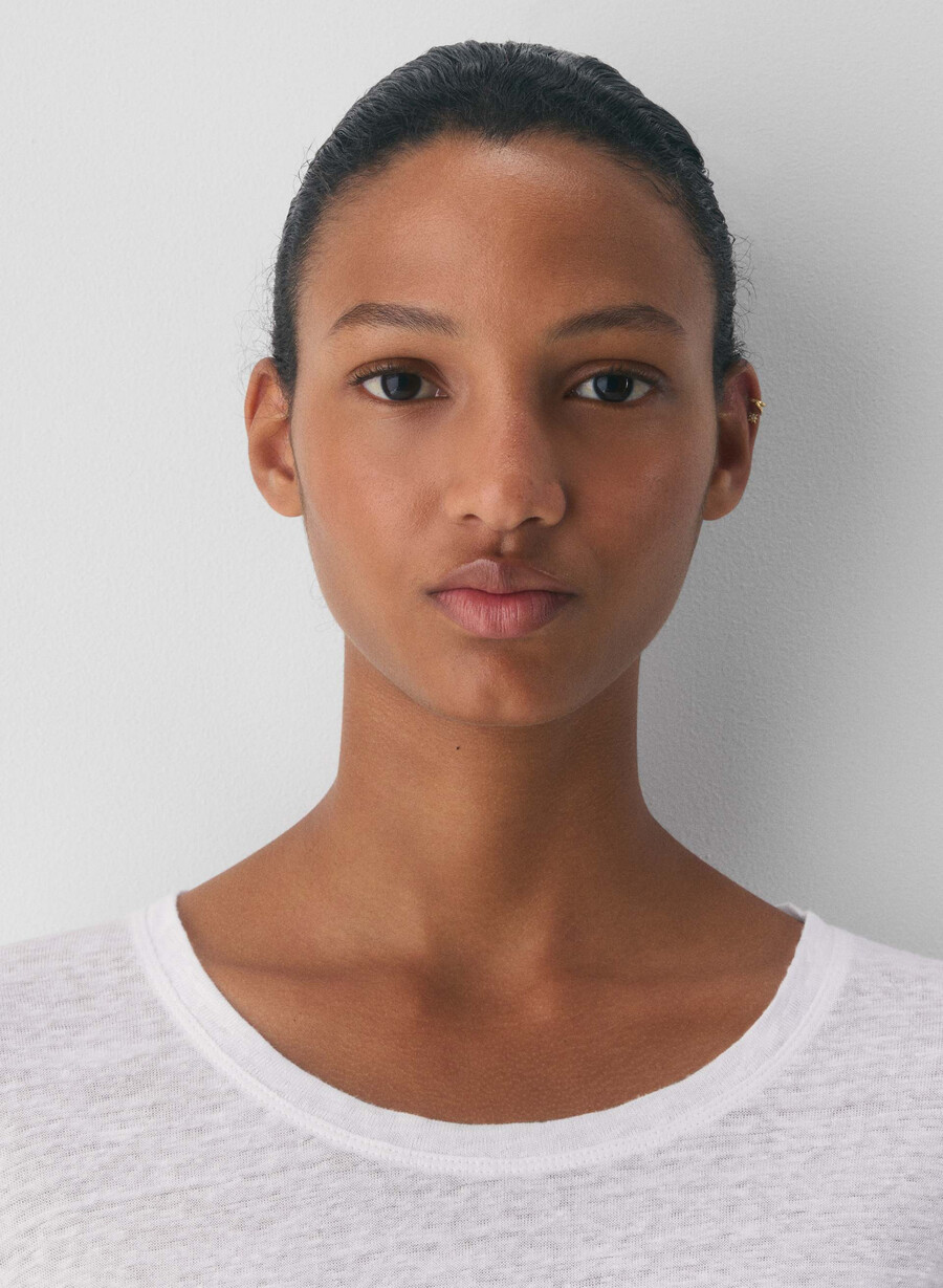 loom linen quay t-shirt weiss