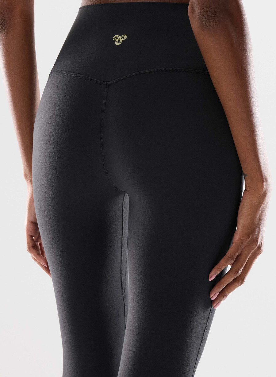 butter cheeky hi-rise flare leggings 32 schwarz