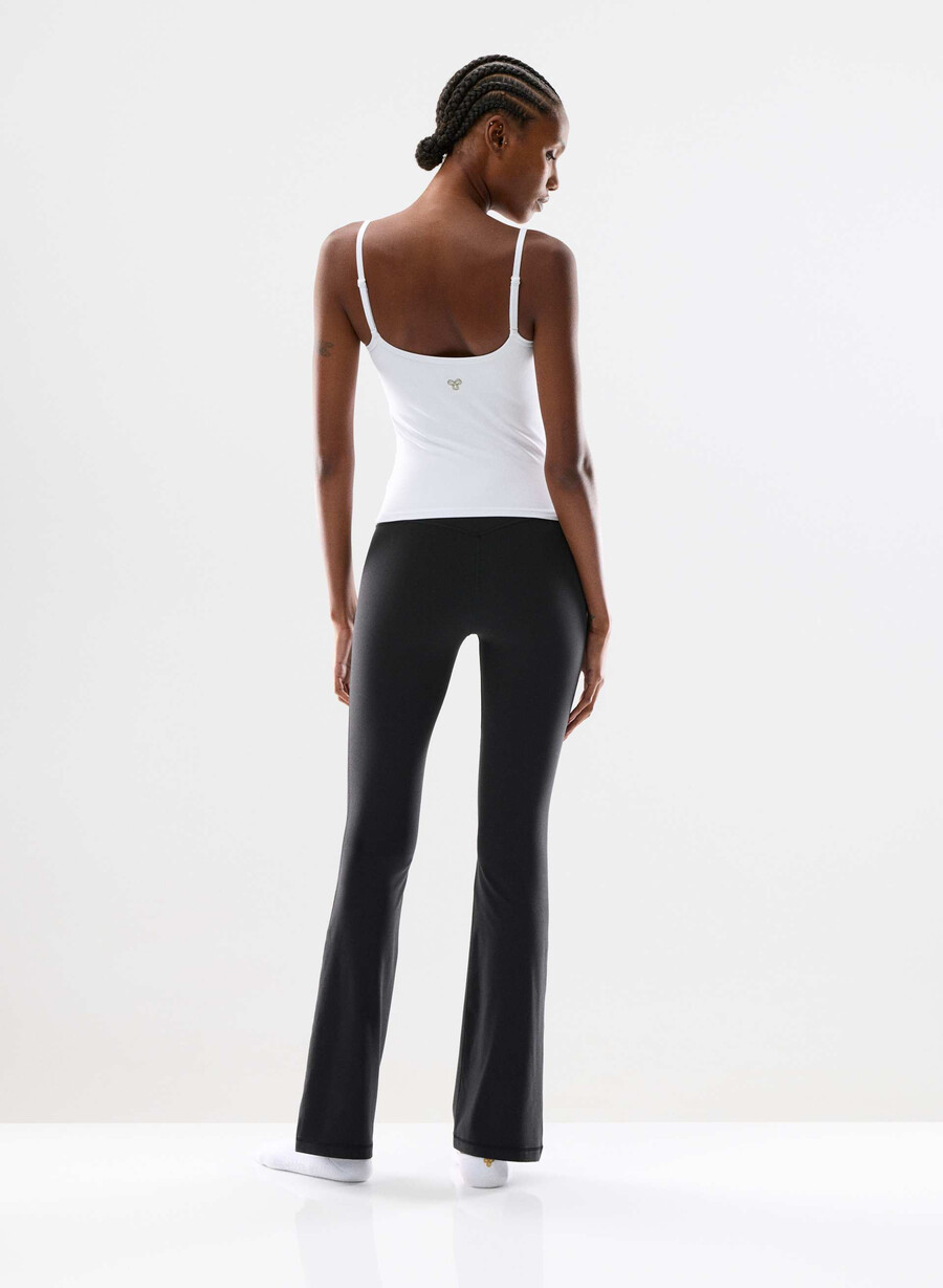 butter cheeky hi-rise flare leggings 32 schwarz