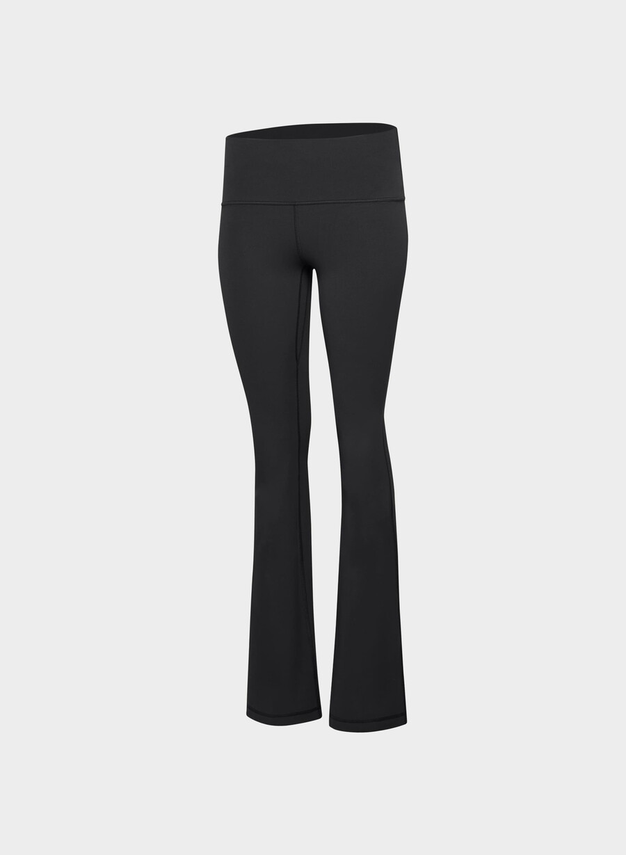 butter cheeky hi-rise flare leggings 32 schwarz