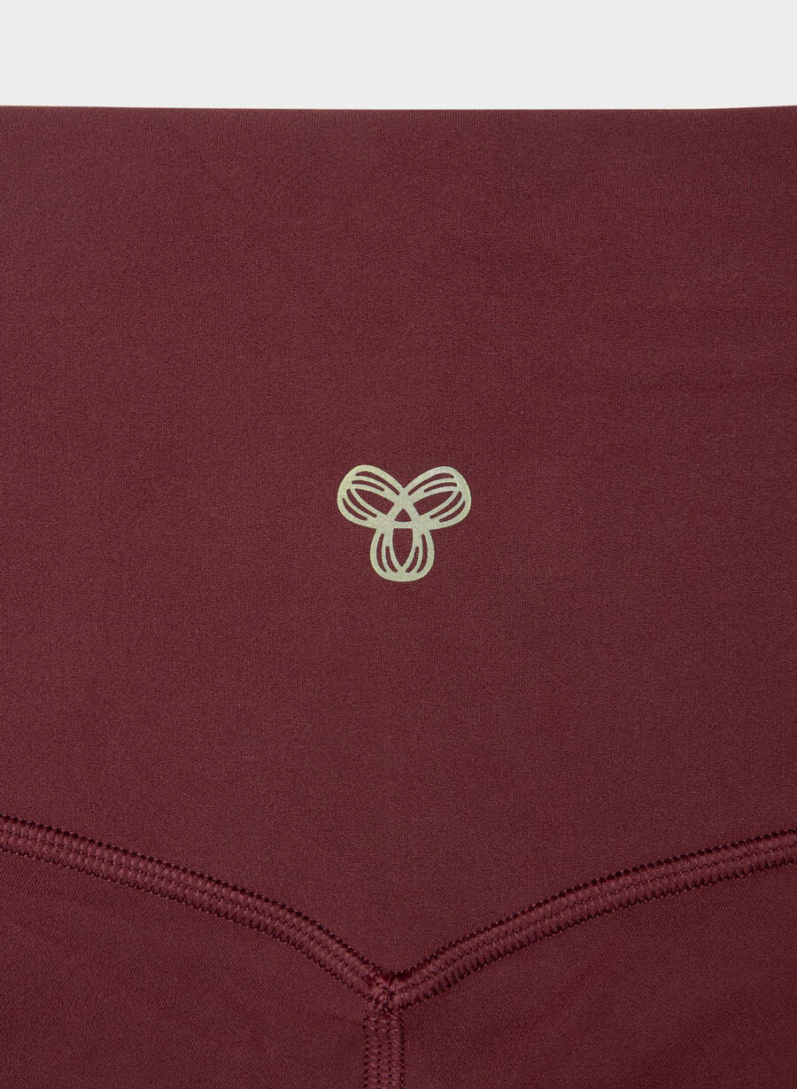 butter cheeky hi-rise flare leggings 32 sumac burgundy