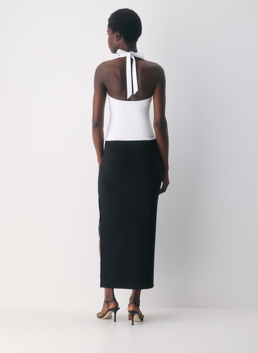 original contour optimum halter top strahlend weiß