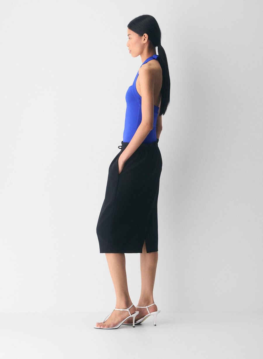 original contour optimum halter top ablaze blue