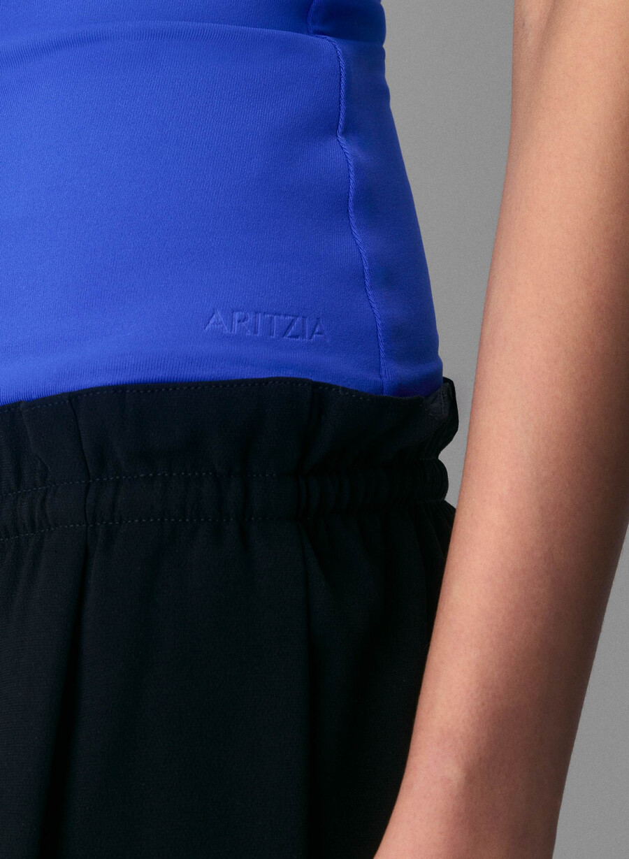 original contour optimum halter top ablaze blue