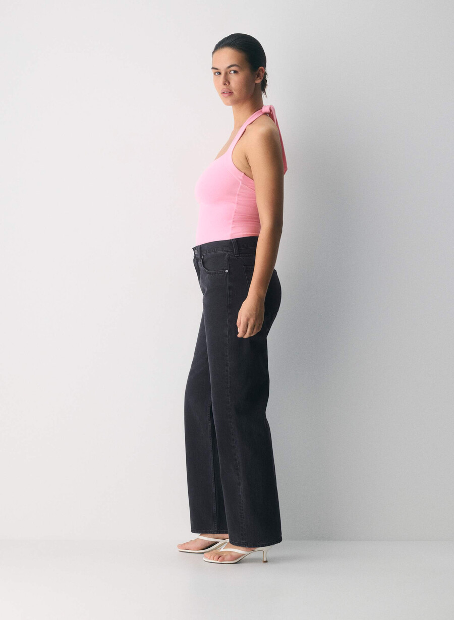 original contour optimum halter top jellybean pink