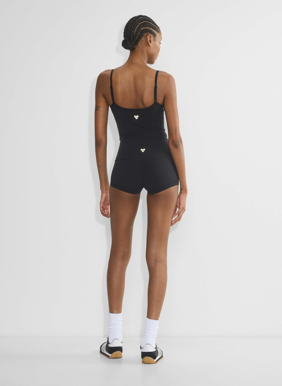 butter cheeky hi-rise 15 short black