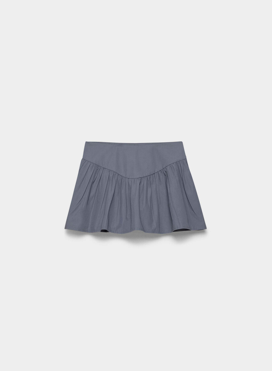 slipper-popeline-skort vintage navy