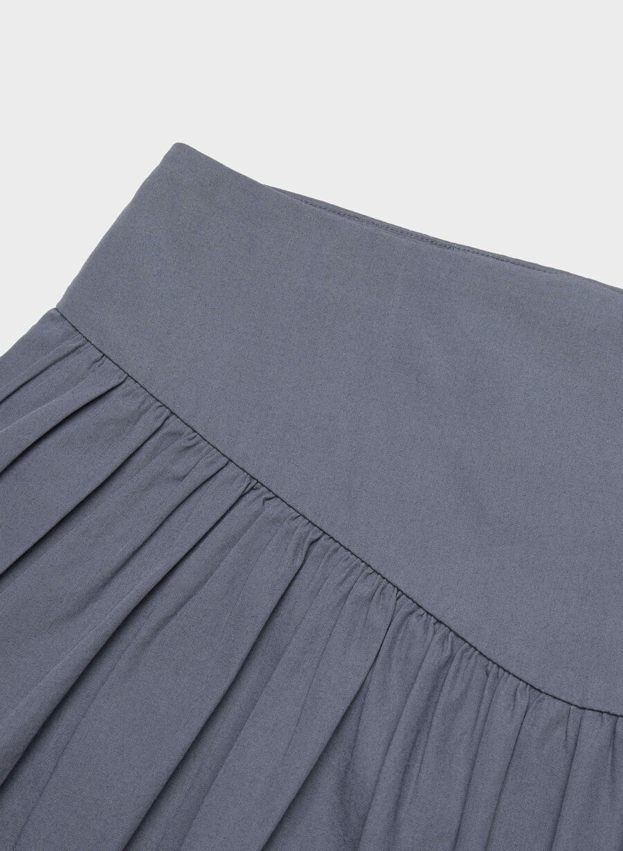 slipper-popeline-skort vintage navy