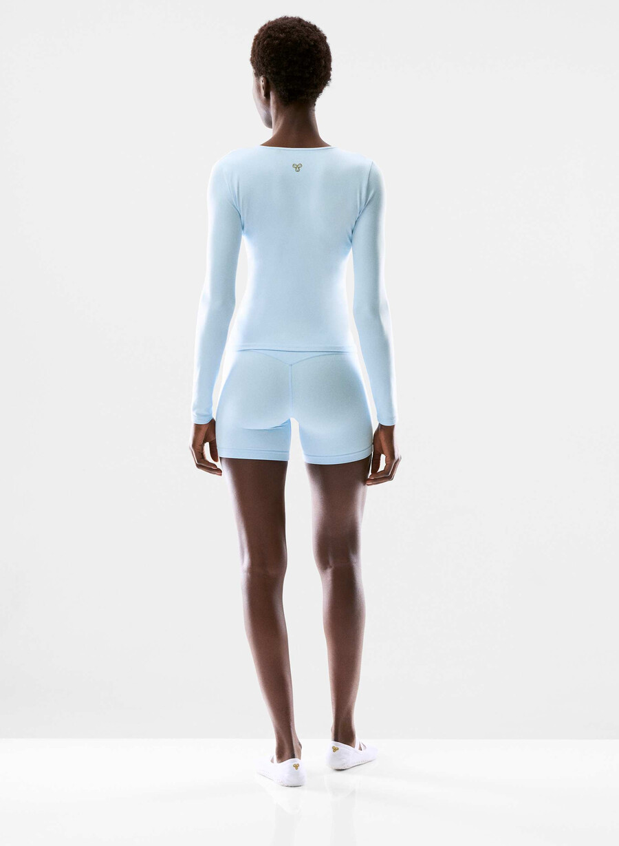 butter new essential langarmshirt villa blau