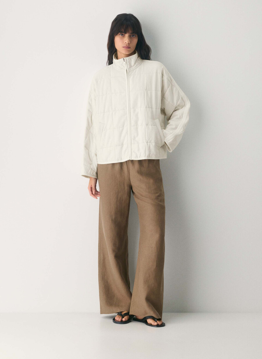 remote jacket light birch