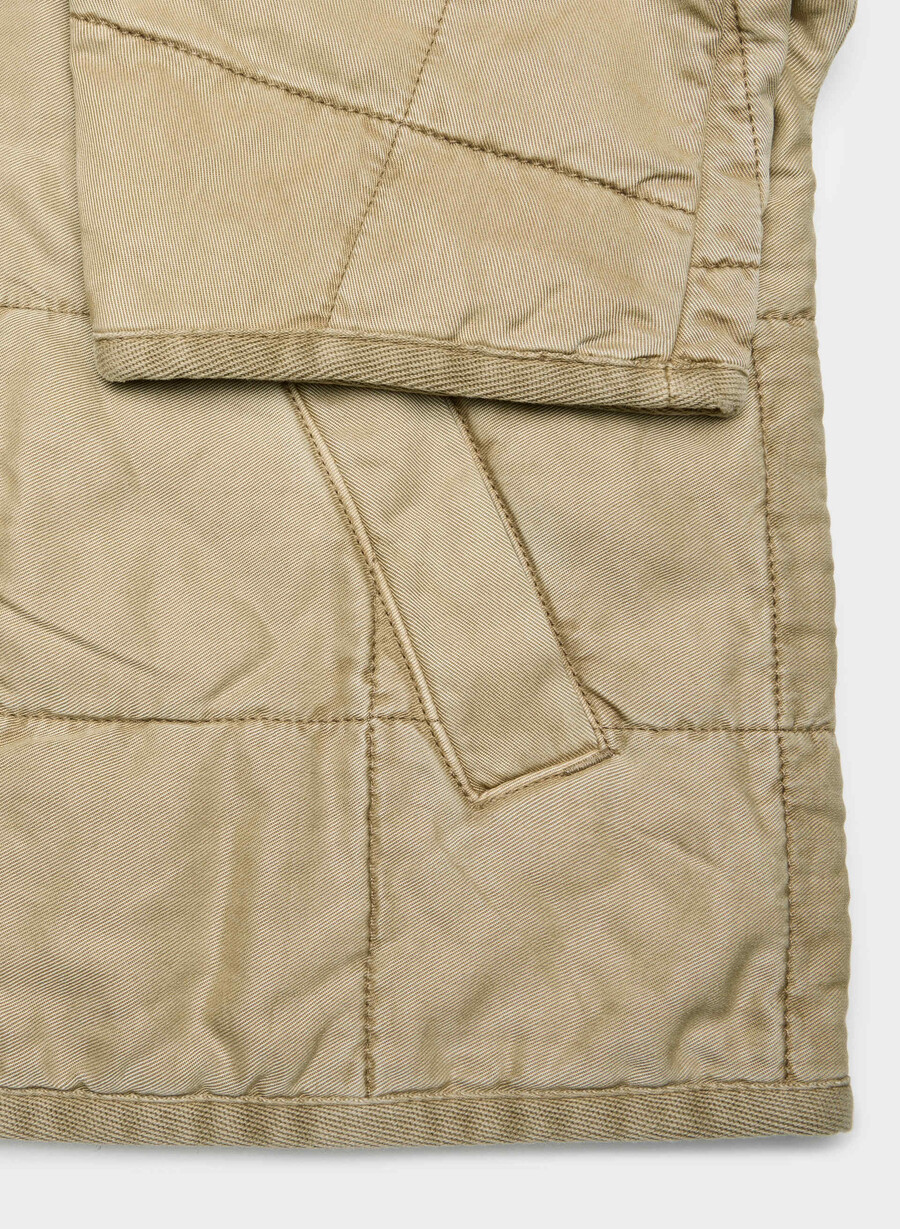 remote jacket lived-in tan khaki