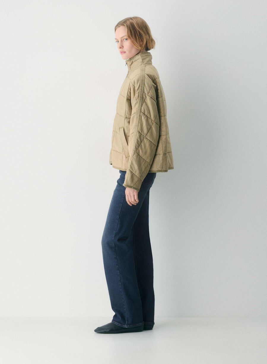 remote jacket lived-in tan khaki