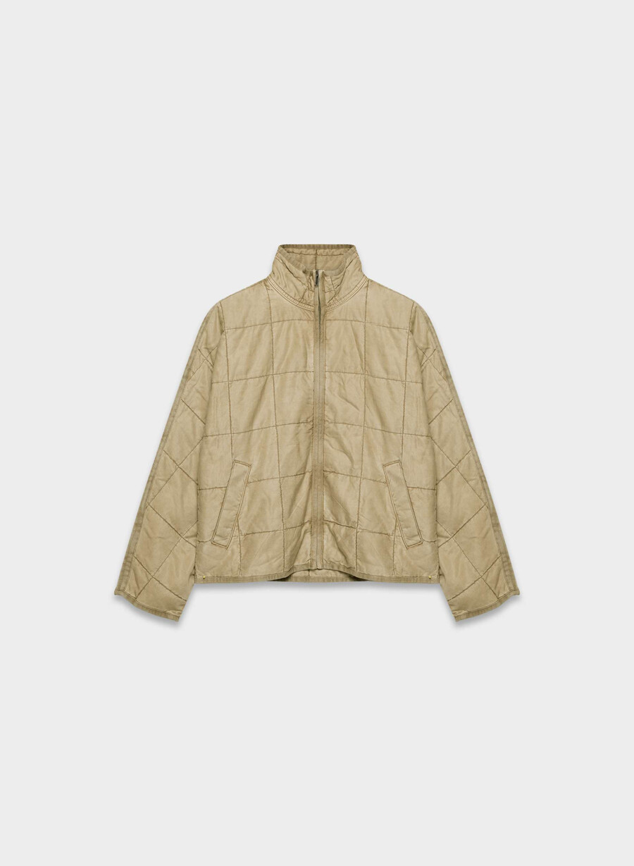 remote jacket lived-in tan khaki