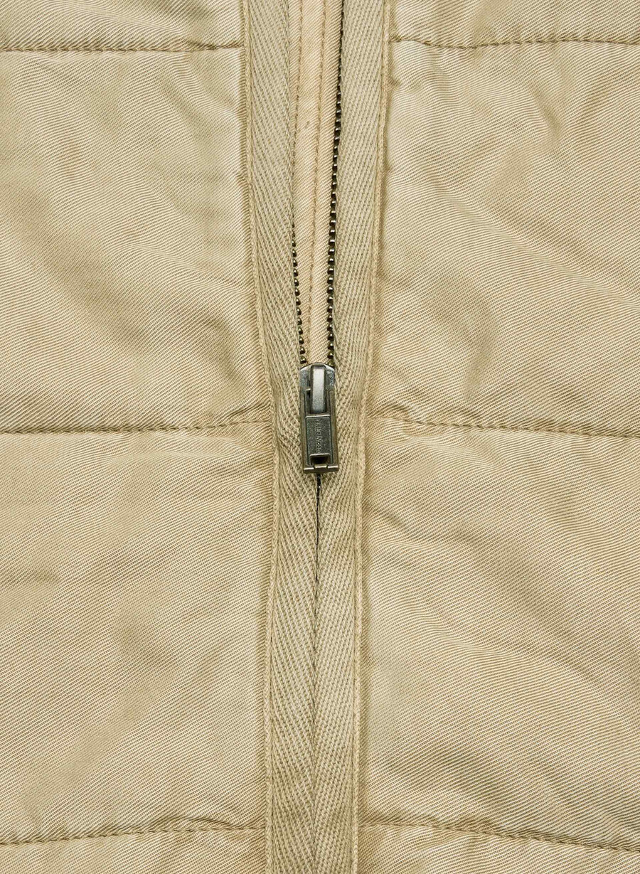 remote jacket lived-in tan khaki