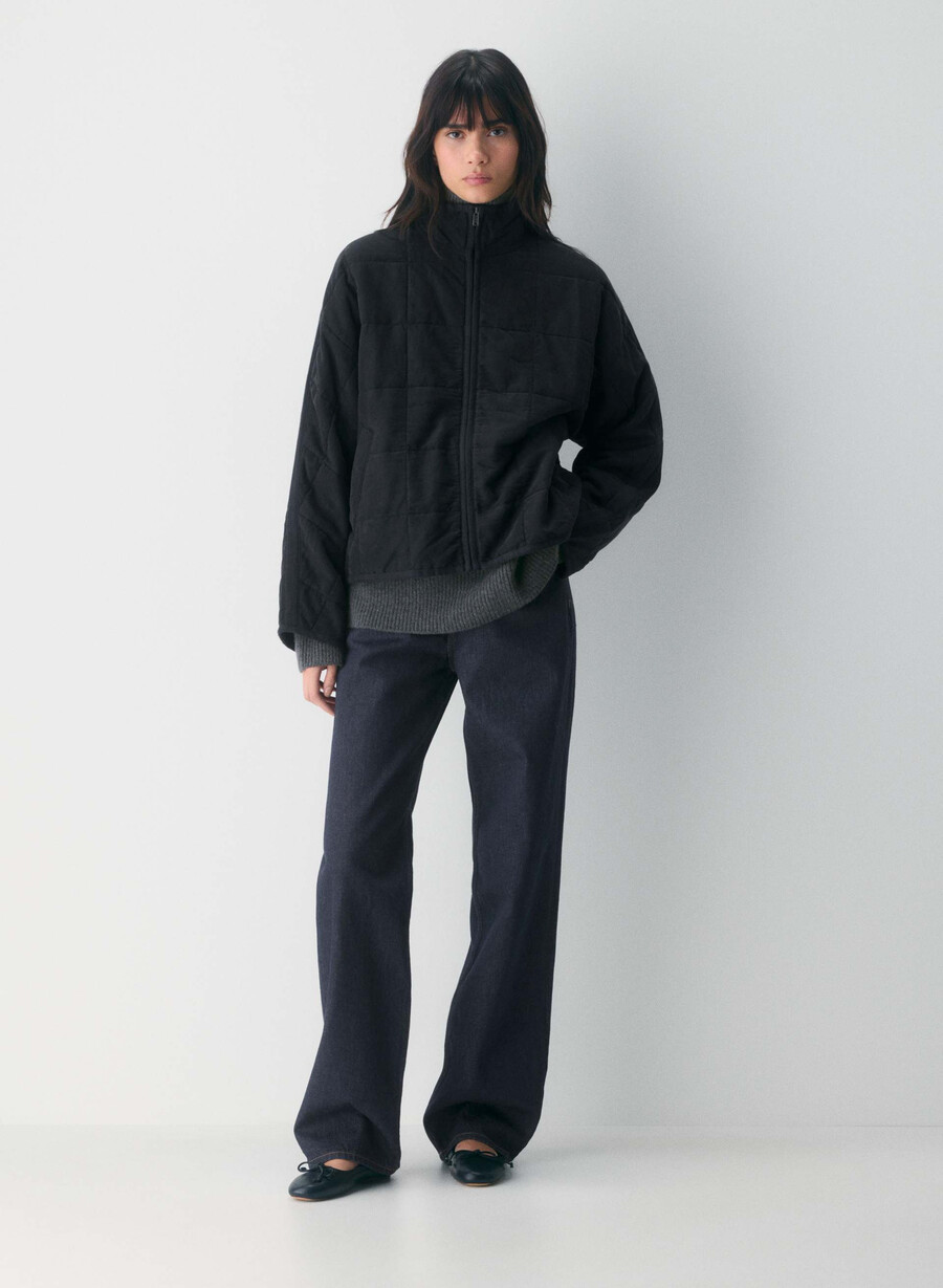 remote jacket sonnenverblichenes schwarz