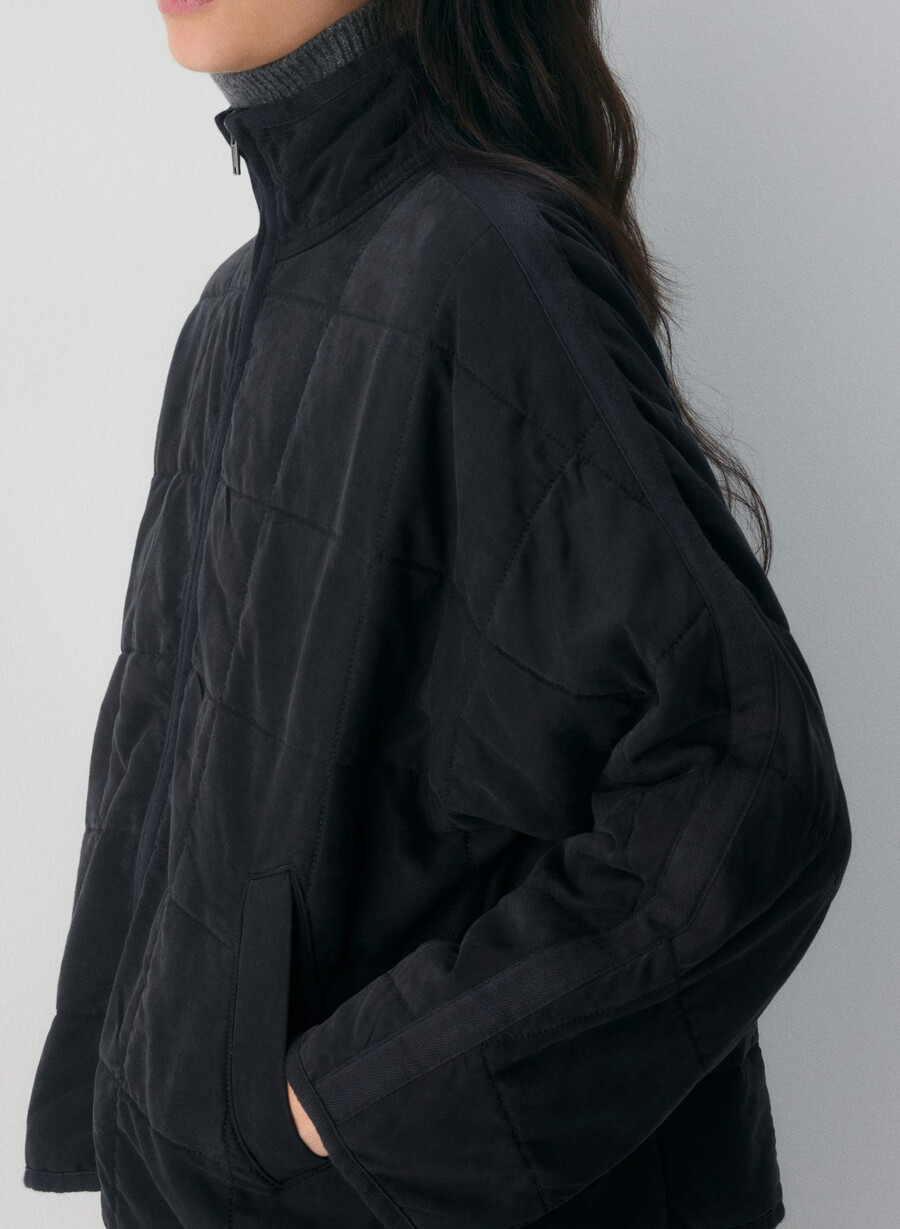 remote jacket sonnenverblichenes schwarz