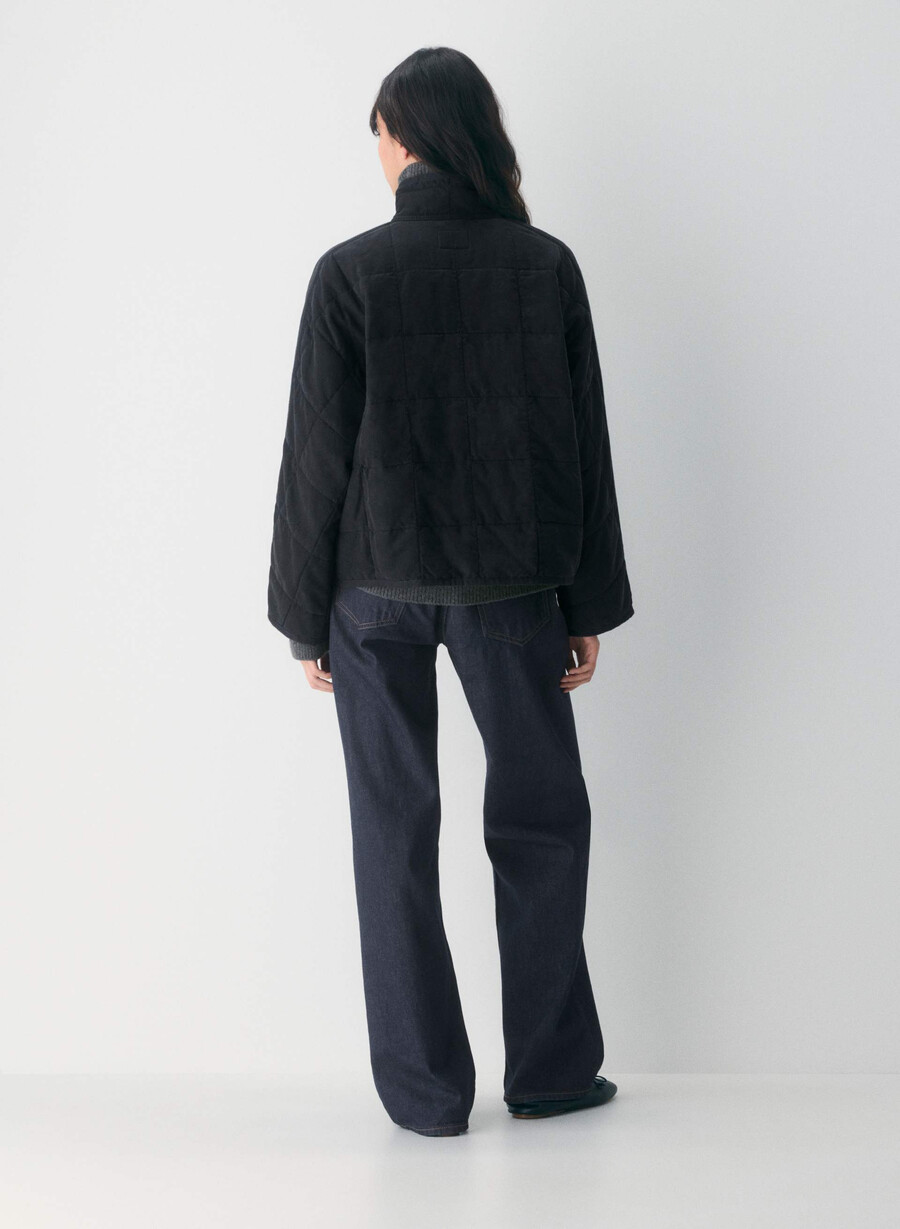 remote jacket sonnenverblichenes schwarz