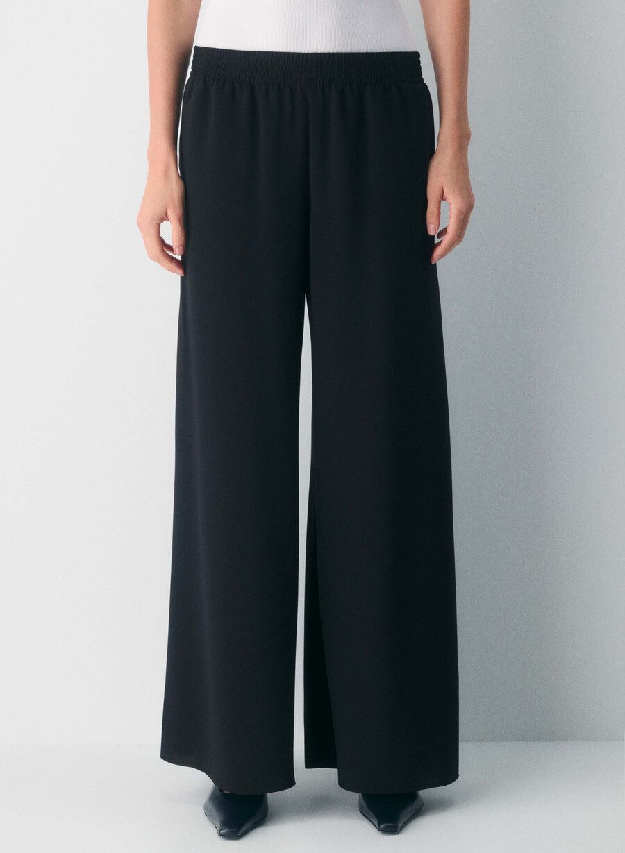 parker palazzo hose - studio drape schwarz