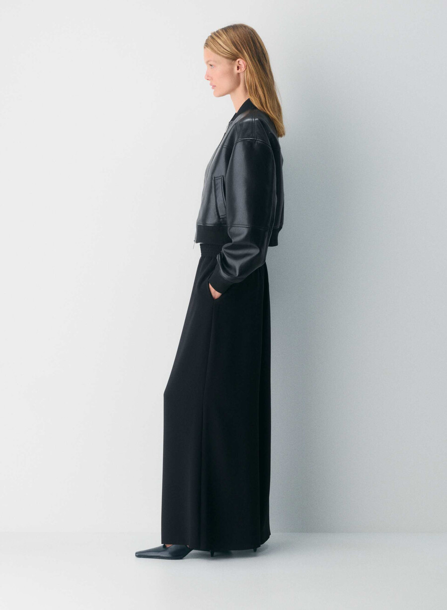 parker palazzo hose - studio drape schwarz