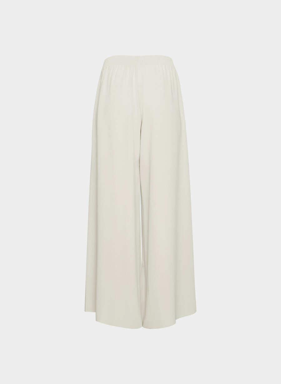 parker palazzo hose - studio drape matte pearl