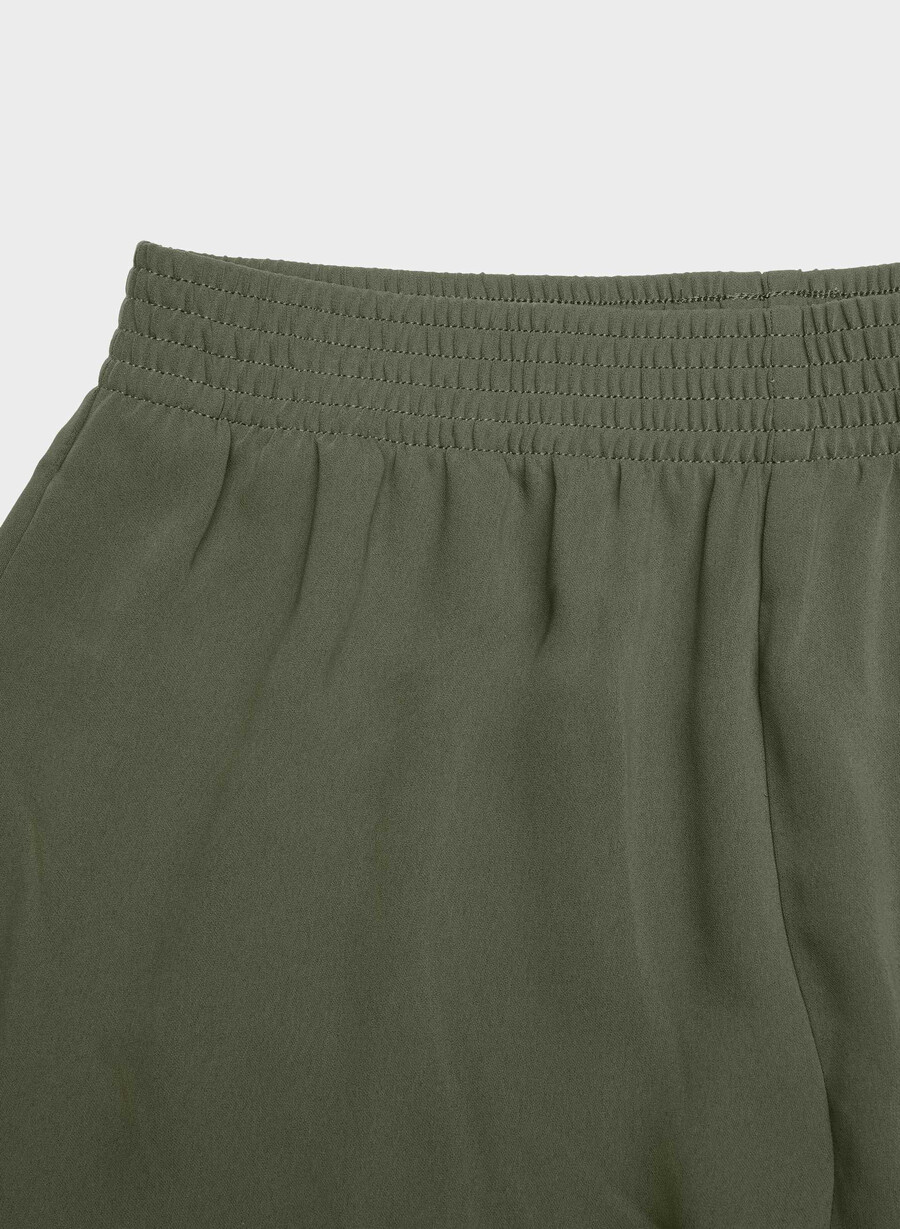 parker palazzo hose - studio drape dunkeloliv